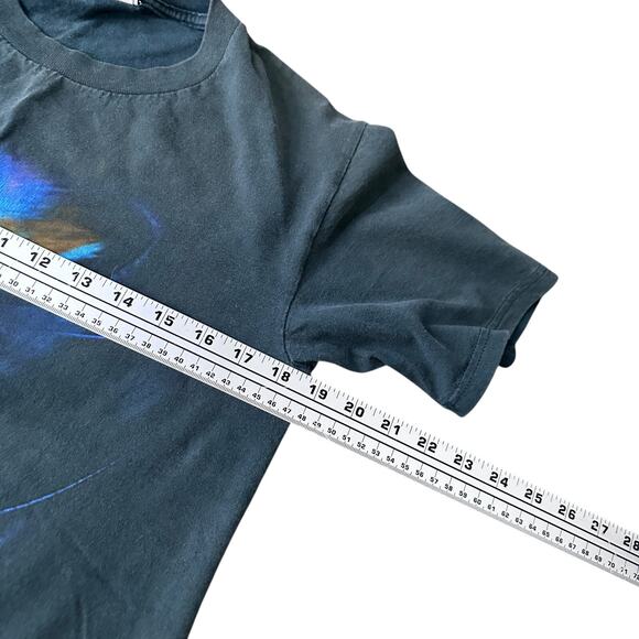 Vintage The Big Bad Wolf Busch Gardens T-Shirt Men’s Small Green Roller Coaster - Picture 8 of 10